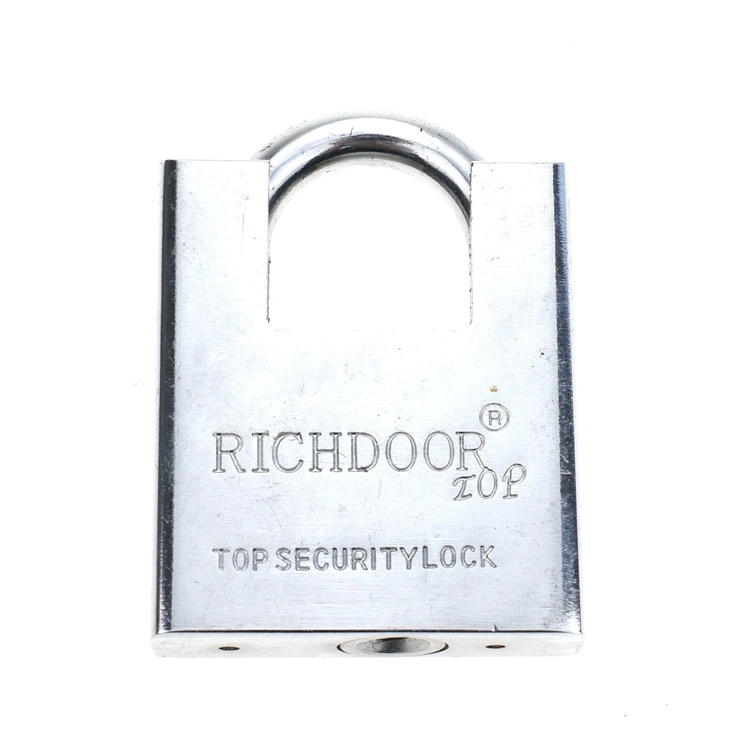 Yh1115 50mm Iron Drawer Door Safety Imitation Stainless Steel Color Padlock