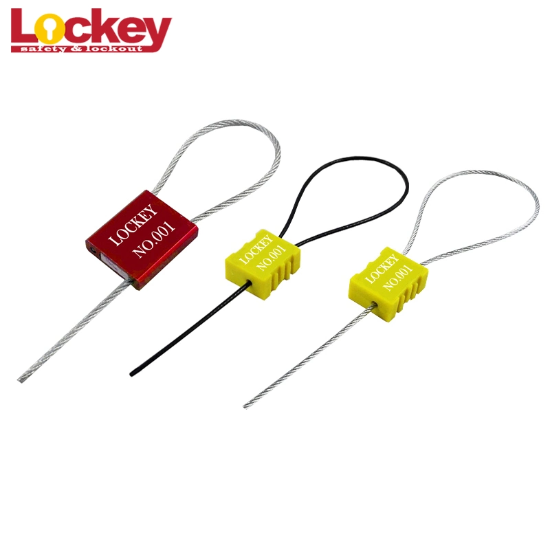 Lockey Customized Length Aluminum Alloy Body Car Seal Safety Lockout