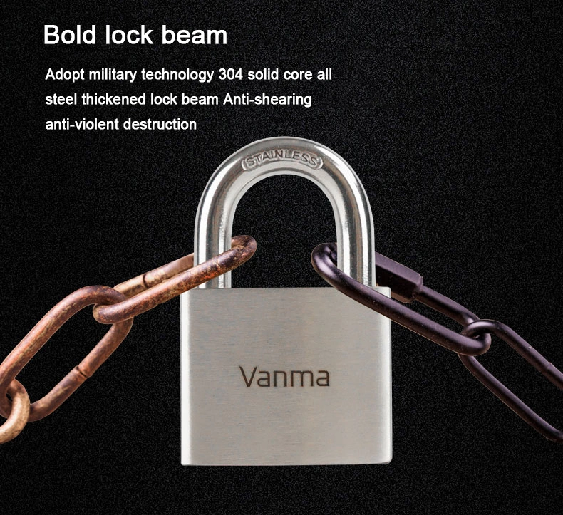 Candado Custom High Safety Metal Stainless Steel Long Beam Short Beam Padlocks