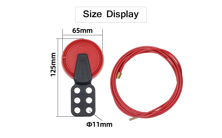 New Plastic Safety Adjustable Cable Lockout (CB21)