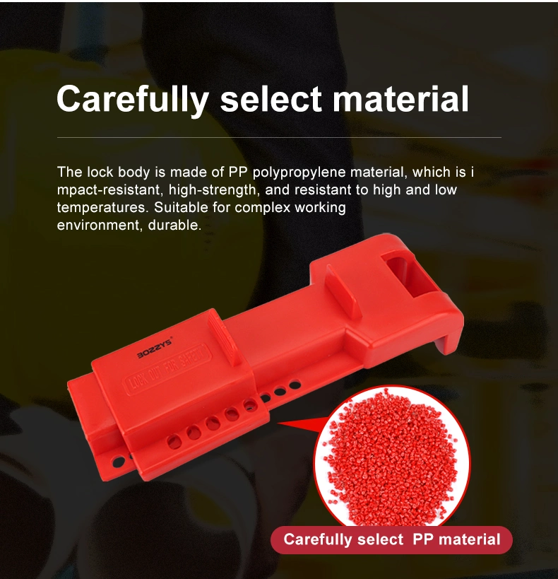 Bozzys Factory PP Safety Butterfly Valve Lockout