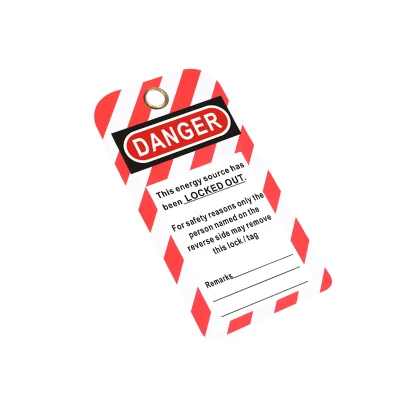 Universal Red PVC Re-Erasable Tagout Sign geeignet für Überholung Sicherheitswarnung Für Geräte Mit Verriegelung Und Kennzeichnung