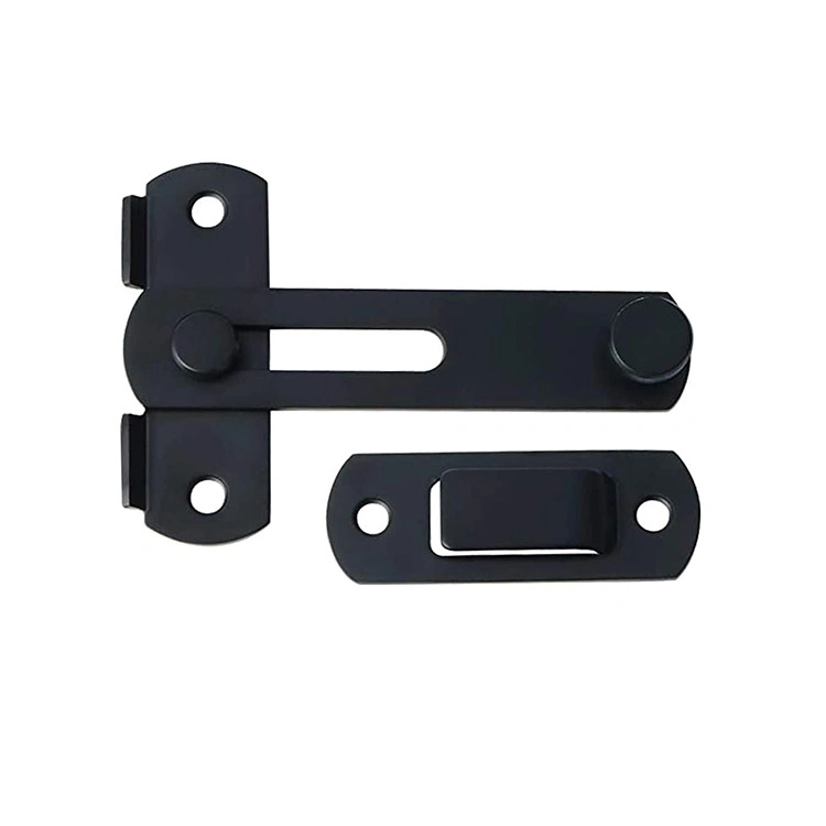 Black Sliding Door Lock Gate Bolt Wine Cabinet Closet Window Door Lock Plug