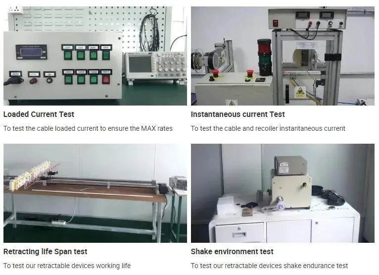 Automatic Retractable Cable Rewind Spring Loaded Cable Reel