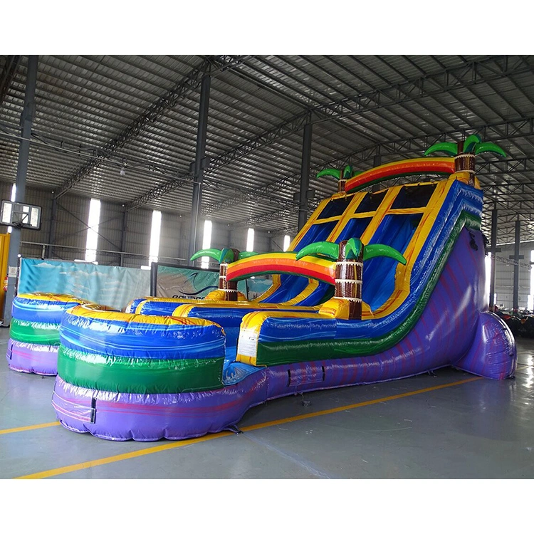 Commercial Wet Dry Bouncer Slide Combo Inflatable Bouncy Moonwalk Jumping Castle for Kids Adults