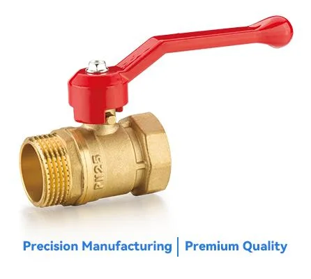 D&R Hot Sale Factory DN20 3/4 Inch Thread Forging Water Brass Ball Valve with Aluminum Long Handle