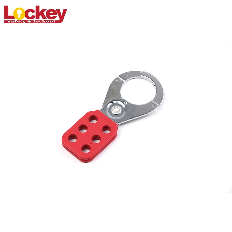 Loto Industrial Jaw Size 1&quot;-1.5&quot; Six Holes Steel Lockout Hasp