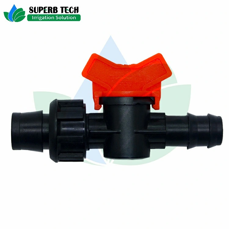 POM PP Mini Valve Barb-Lock Vale for Tape DN16*17 Agricultural Offtake Valve