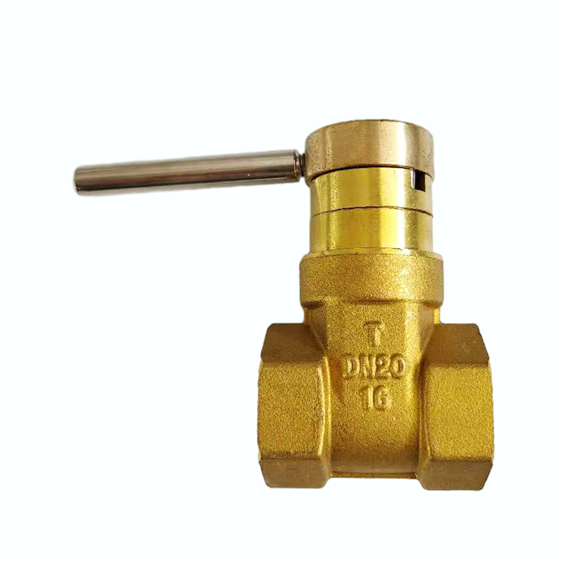 Hexagonal Locking Gate Valve Copper Lock Gate Valve Z14W-16p DN25