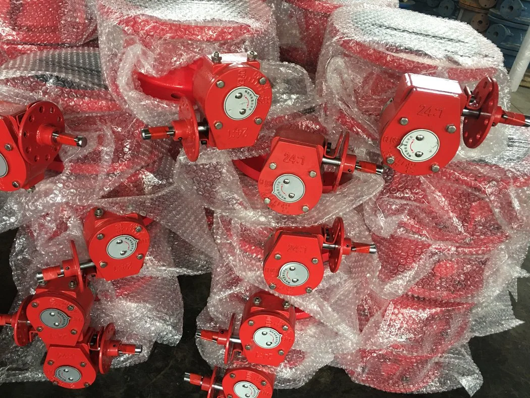 Soft Sealing Flanged Butterfly Valve for Fire Fighting &amp; Lock Plate