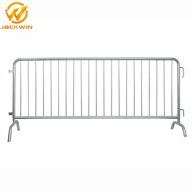 Factory Price Fast Delivery Galvanized Steel Barricade Interlocking Crowd Control Barriers