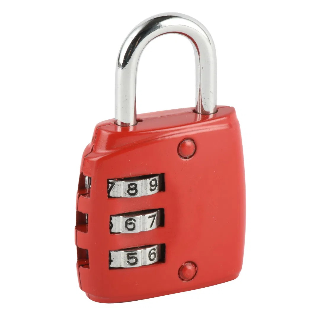 3 Digit Password Pad Lock Code Outdoor Travel Luggage Padlocks Cabinet Bags Cases Aluminum Combination Digital Padlock
