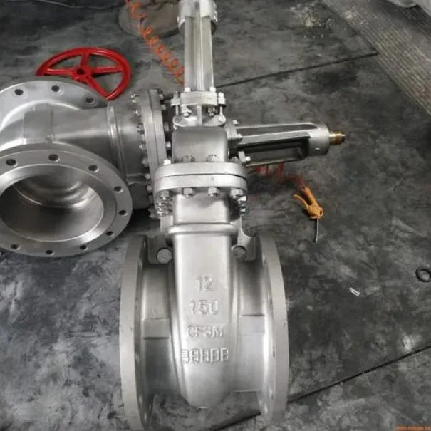 Flanged Vacuum Isolation Power Plant Gate Valve with Locking Handwheel