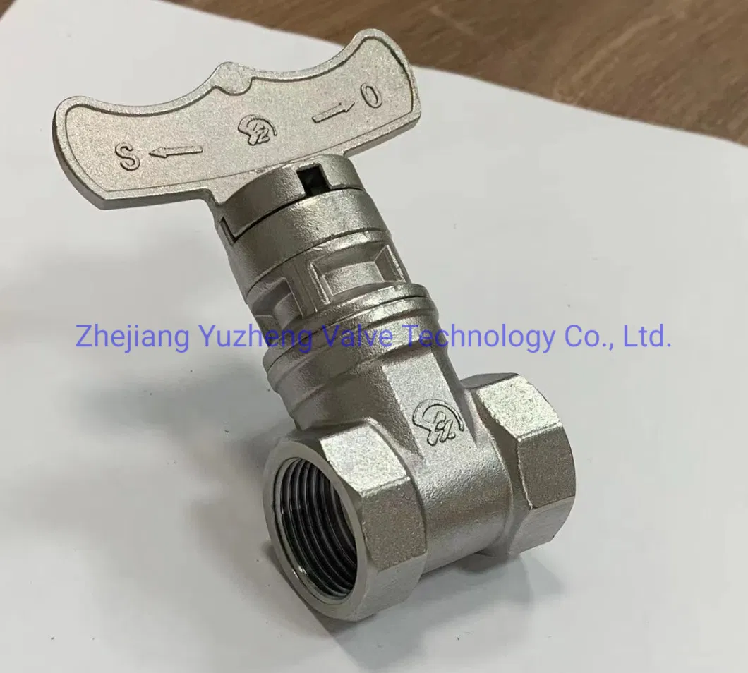 1/4&quot; -4&quot; Thread Yuzheng Gate Valve for Water Magnet Locking Handwheel