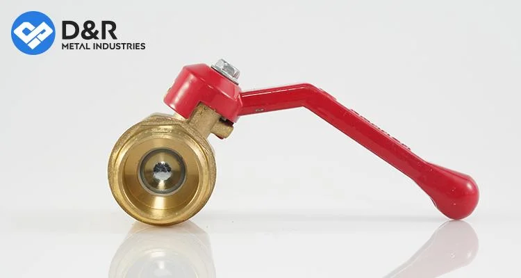 D&R Custom Any Size 1/2 - 2 Inch Male and Female Thread Gas Long Handle Brass Ball Valve
