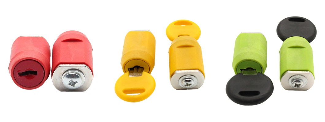 Keyed Alike Management Colorful Nylon Cylinder Padlock