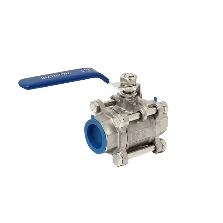 Stainless Steel 3PC Ball Valve ISO Locking Device