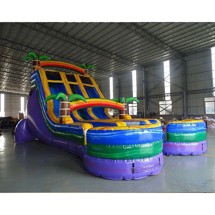 Commercial Wet Dry Bouncer Slide Combo Inflatable Bouncy Moonwalk Jumping Castle for Kids Adults