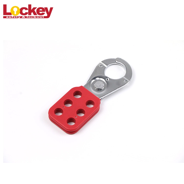 Loto Industrial Jaw Size 1&quot;-1.5&quot; Six Holes Steel Lockout Hasp