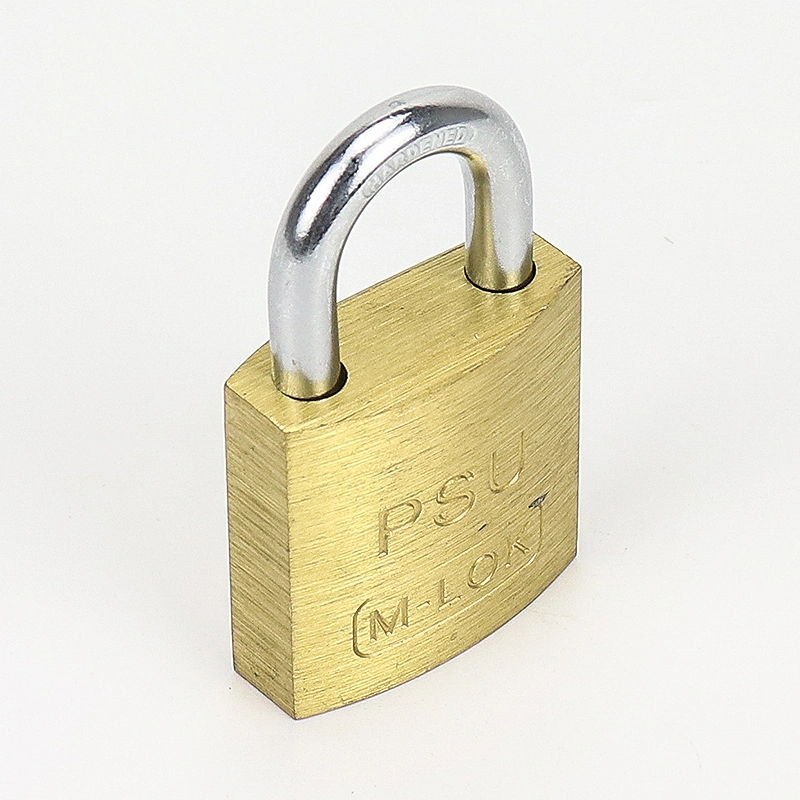 40mm Steel Shackle Safety Brass Padlock with Master Key