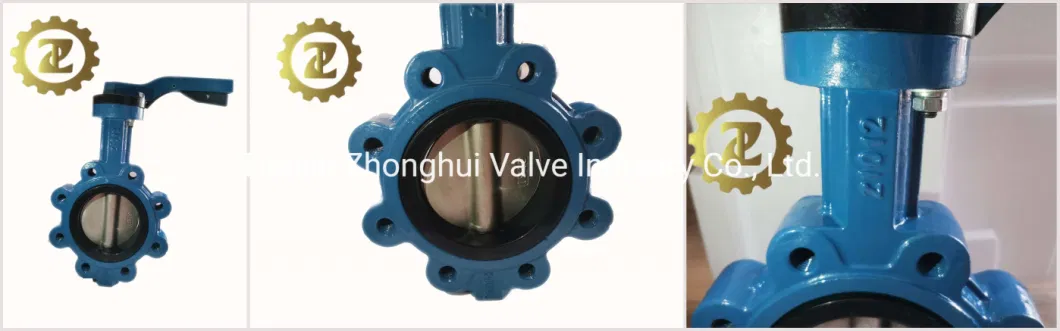 General Use Wafer Type Lock Lever Actuator Butterfly Valve