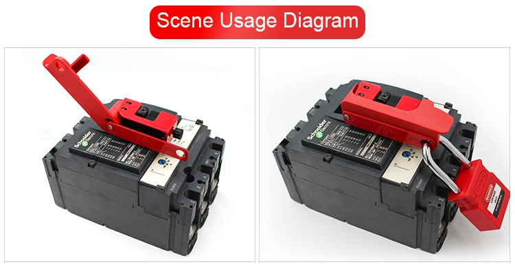 Steel Nad Plastic Industrial Grip Tight Circuit Breaker Lockout (CBL31-S)