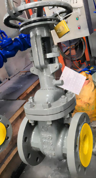 Carbon Steel Flanged Ends Vacuum Isolation Gate Valve with Locking Handwheel