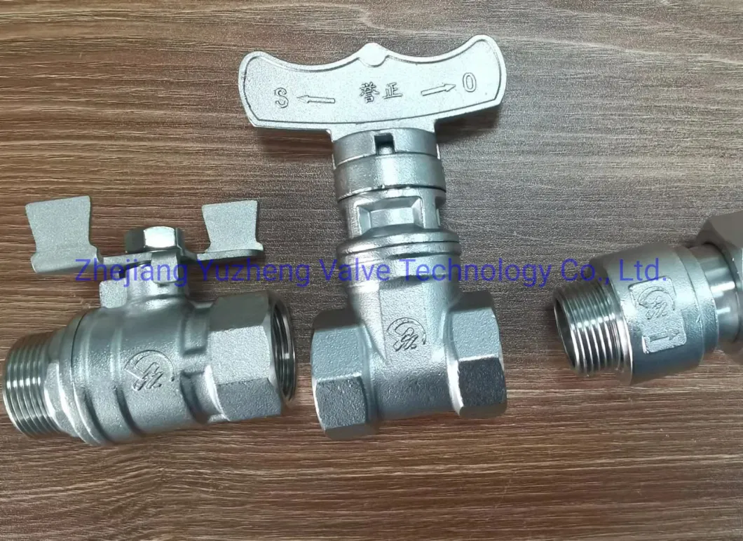 1/4&quot; -4&quot; Thread Yuzheng Gate Valve for Water Magnet Locking Handwheel