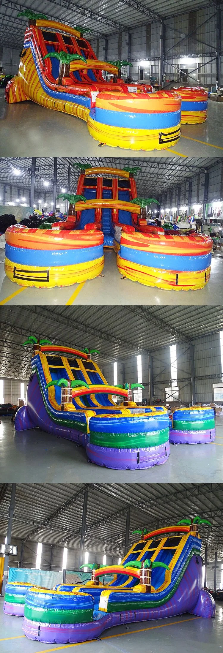 Commercial Wet Dry Bouncer Slide Combo Inflatable Bouncy Moonwalk Jumping Castle for Kids Adults