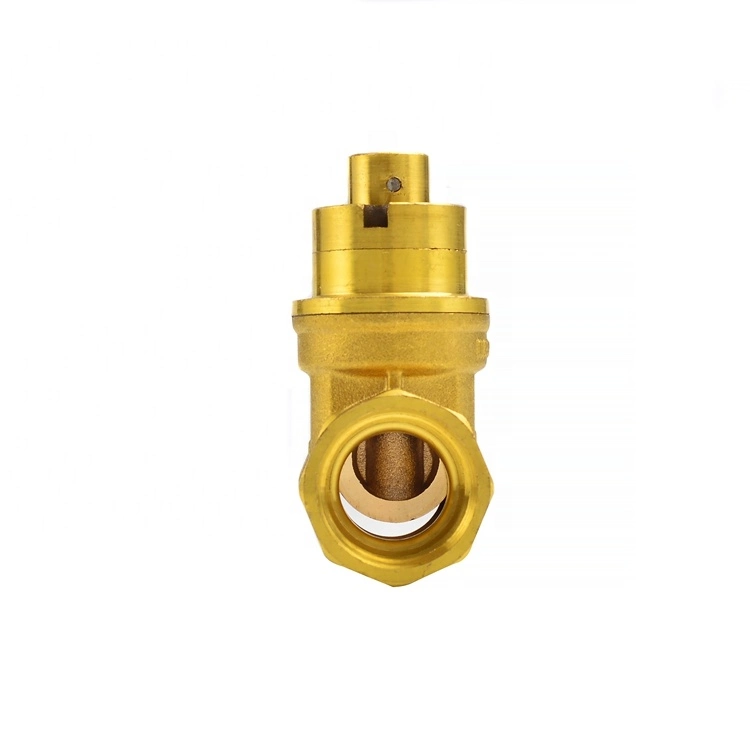 Magnetic Locking Metal Seal Brass Gate Valve