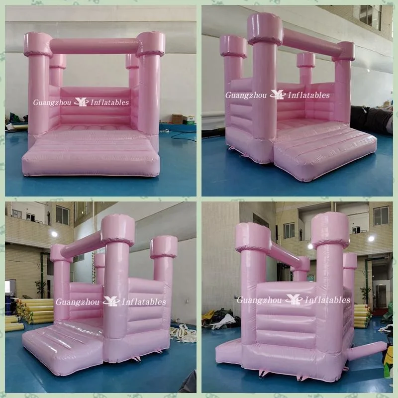 Macaron Pink Wedding Bouncy Castle