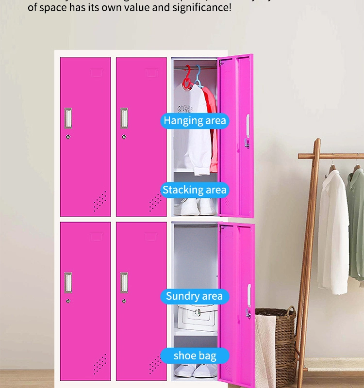 9 Door Metal Locker Cupboard with Provision for Padlock and Name Plate