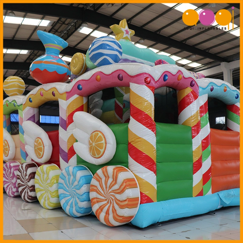 Aoqi Factory Inflatable Tumpy Candy Castle Playhouse for Sale