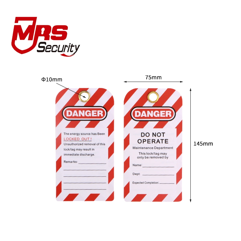 Mt01-03 PVC Warning Effect Safety Lockout Tagout Safe Lock Safe Lock Loto