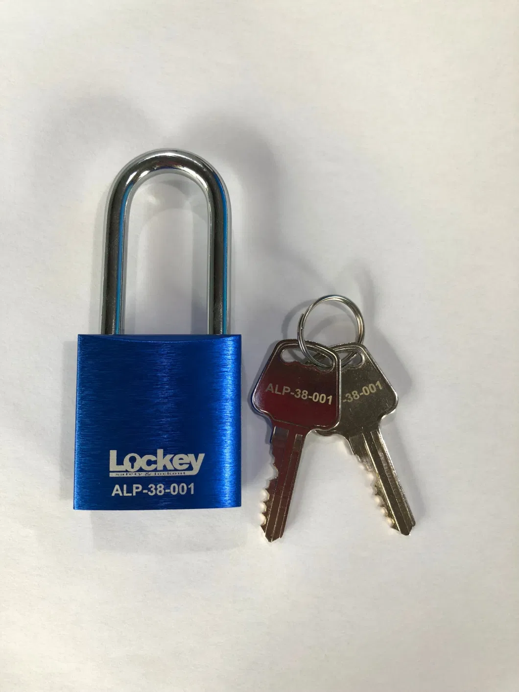 Lockey Loto Pad Lock Aluminum Safety Padlock with Master Key