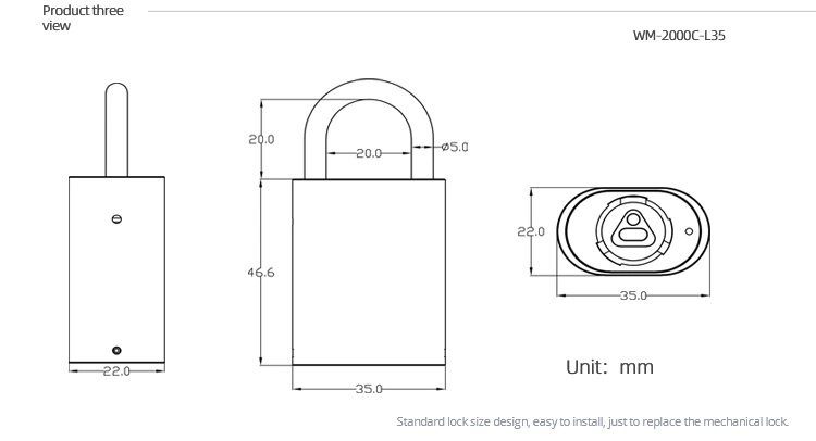 Industrial Passive Electronic Padlock for Sale