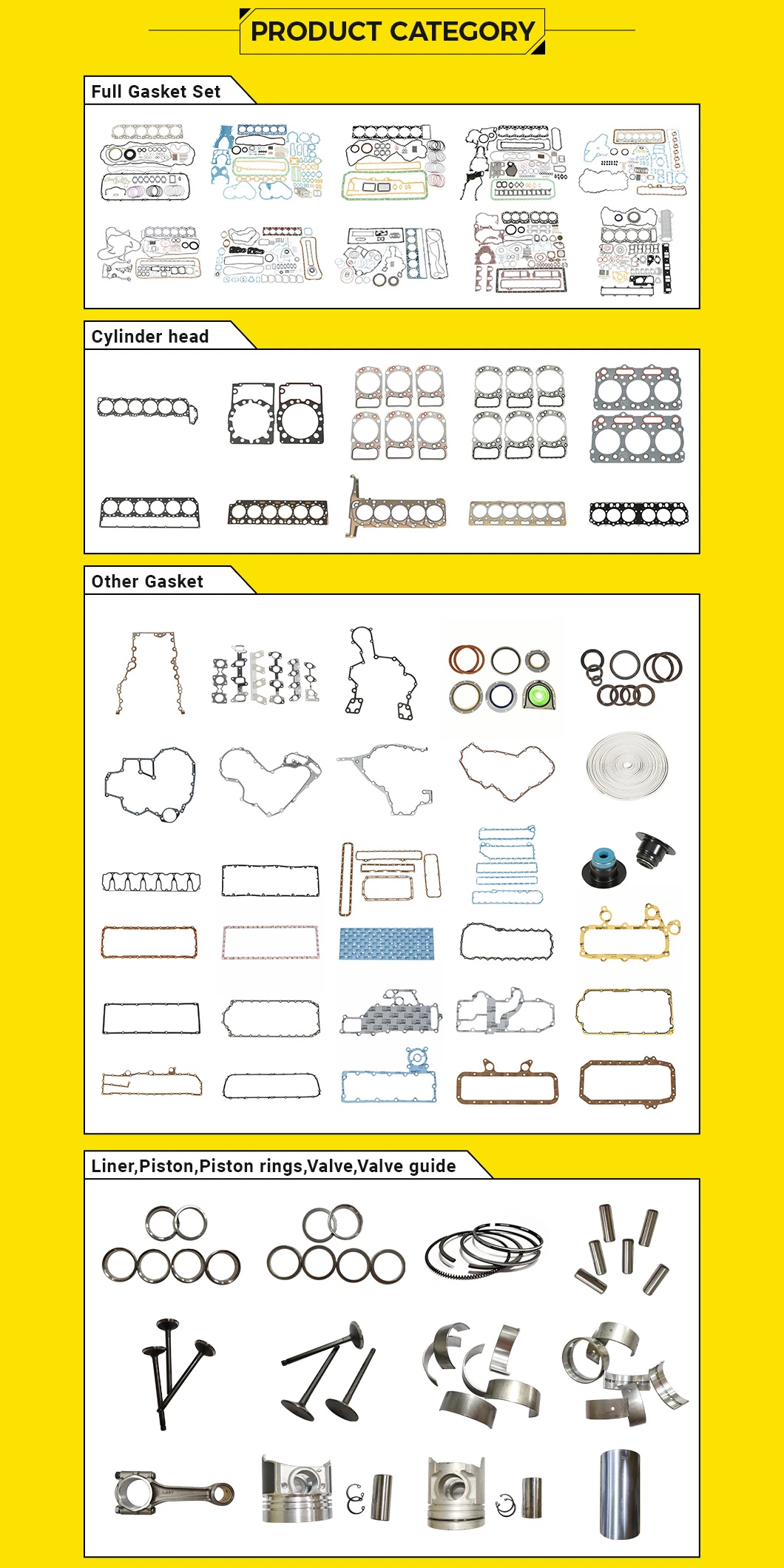 Truck Spare Parts High Reputation Common All Models Auto Parts Valve Cover Gasket