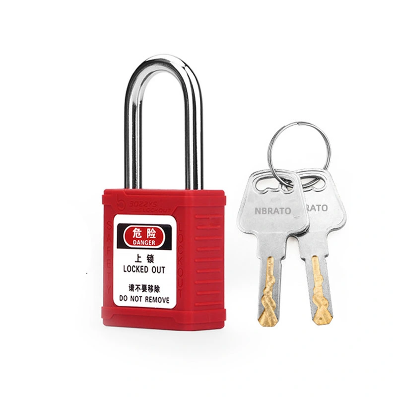 OEM Security 6mm Steel Shackle Safety 38mm Loto Lockout Tagout Padlock