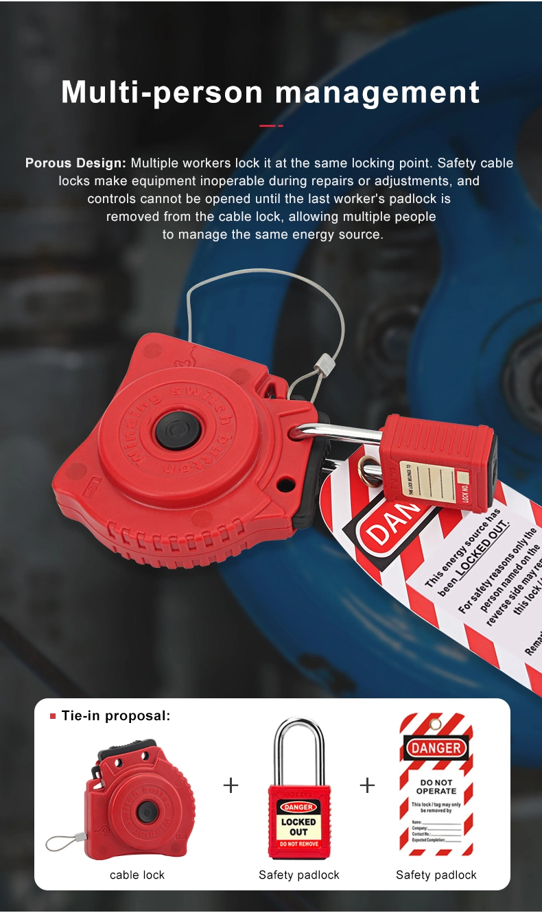 Bozzys Automatic Retractable Cable Lockout Device