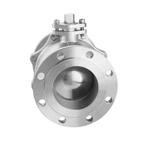 Stainless Steel/Ss/CF8/CF8m/Carbon Steel Floating Type Solid Ball Locking Device Fire Safe 2PC Flange Ball Valve