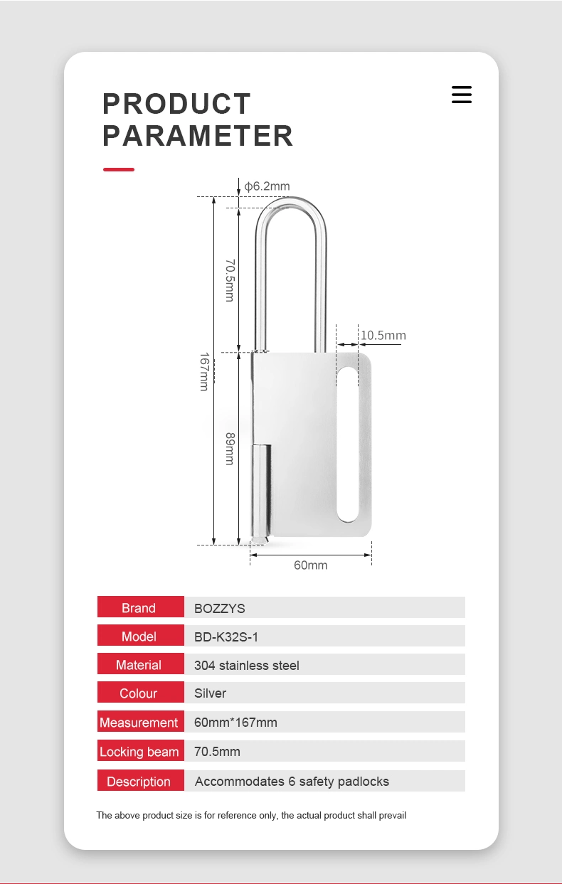 Master Butterfly Steel Lockout Hasp with Rust-Proof Surface