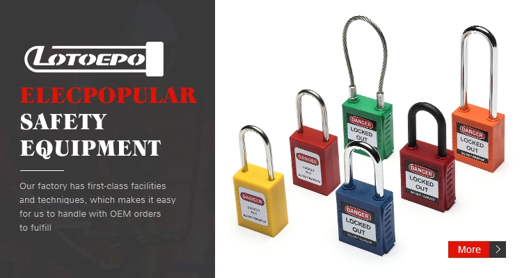 Lockout Tagout Locks, Safety Padlock, Keyed Differently Loto Safety Padlocks for Lock out Tag out Kits Station