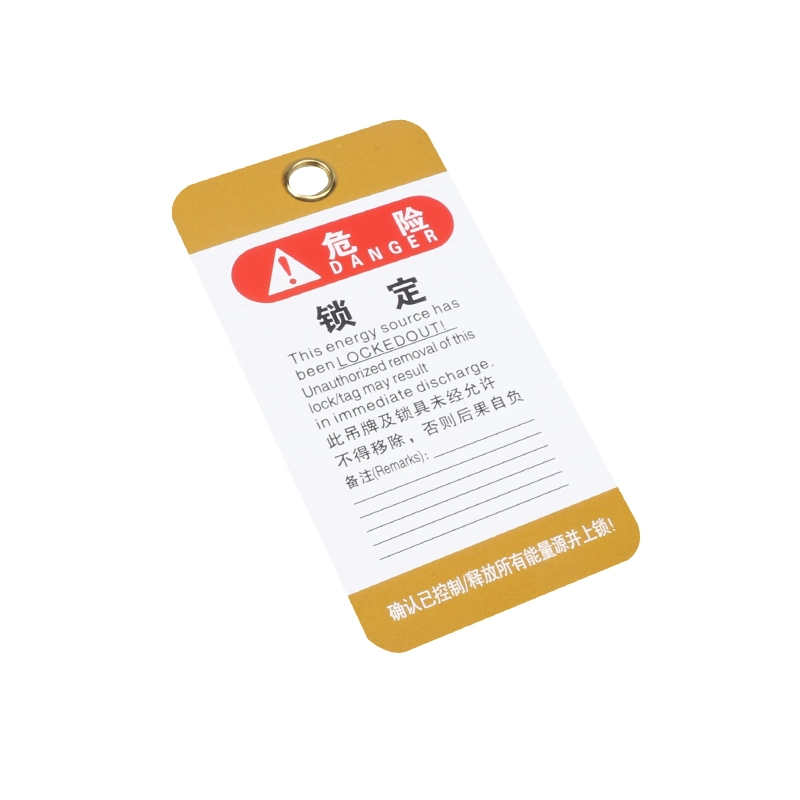 Boshi Plastic Material Tagout Safety Tagout