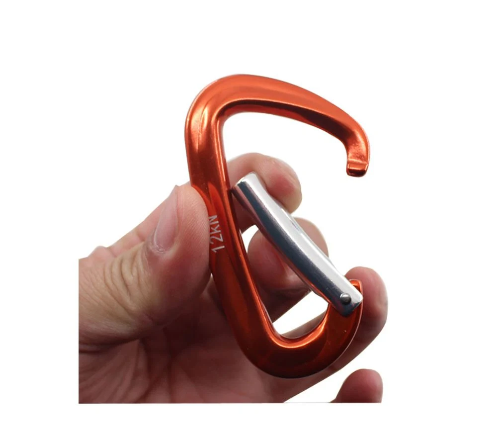 Load-Bearing Aviation Aluminum Carabiner D-Type Safety Hook Automatic Climbing Master Lock