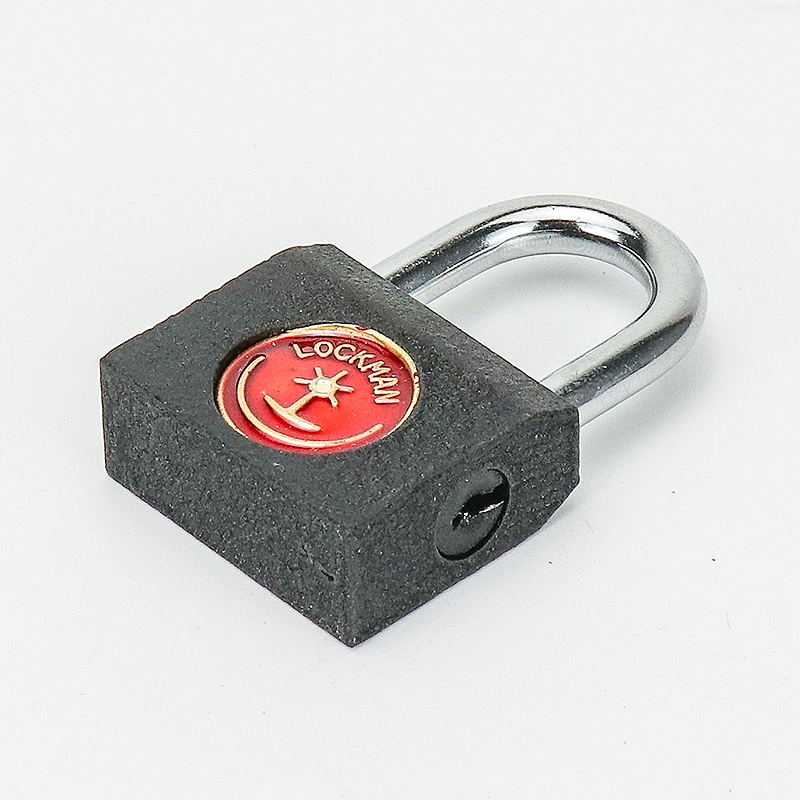 15mm 20mm 25mm 30mm 40mm Short Shackle Hardware Black Pad Lock Iron Cylinder Side Opening Padlock