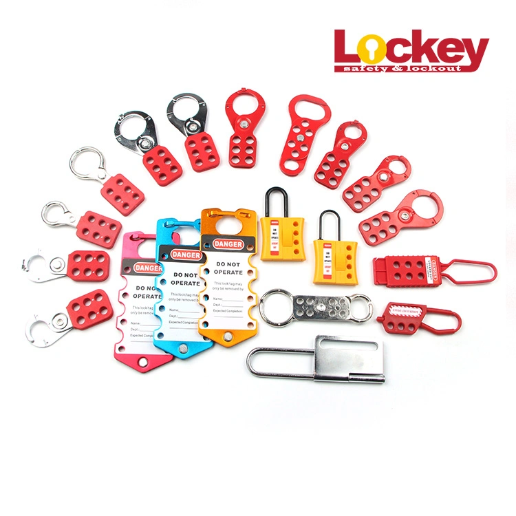 Lockey Loto Safety Steel 6 Holes Lockout Hasp with Hook