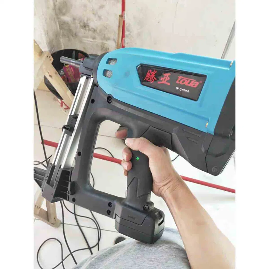 Nail Gun Electric Wireless Gas Automatic Manual Steel Nail Gun Tool