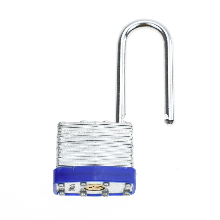 Yh9110 Plastic Covered with Master Key Shape Outdoor Combination Laminated Padlock