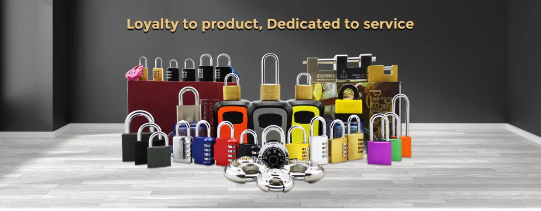 Safety Padlock Imitation Stainless Steel Anti Rust Long Beam Lock Head Anti Skid Door Balcony Combination Padlock