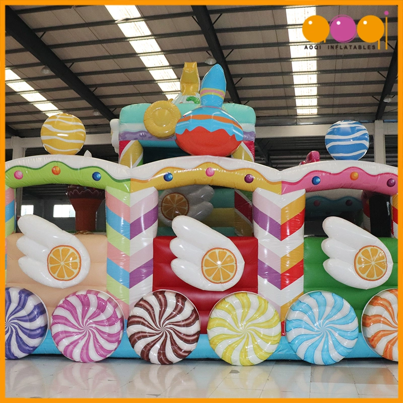 Aoqi Factory Inflatable Tumpy Candy Castle Playhouse for Sale